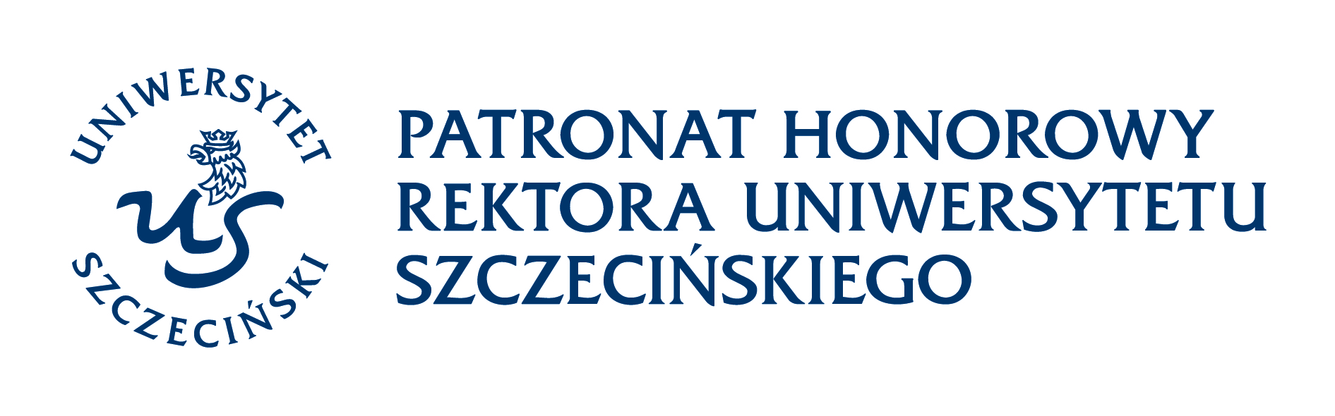 Logo: Patronat honorowy Rektora Uniwersytetu Szczecińskiego