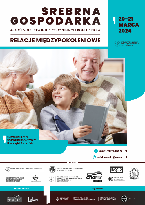 Plakat zapraszający na konferencje w dniach 20-21 marca 2024 roku.