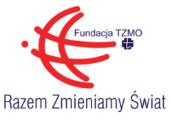Logo: Fundacja TZMO Razem Zmieniamy Świat