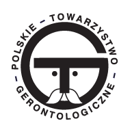 Logo: Polskie Towarzystwo Gerontologiczne